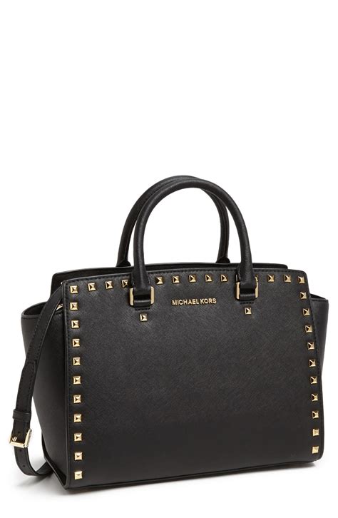 michael kors large selma saffiano messenger|michael kors selma large satchel.